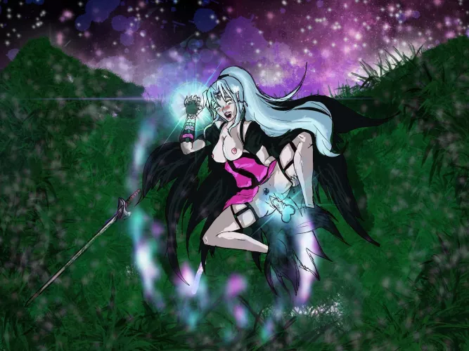 sharing my art, got an Elf Conjurer atm