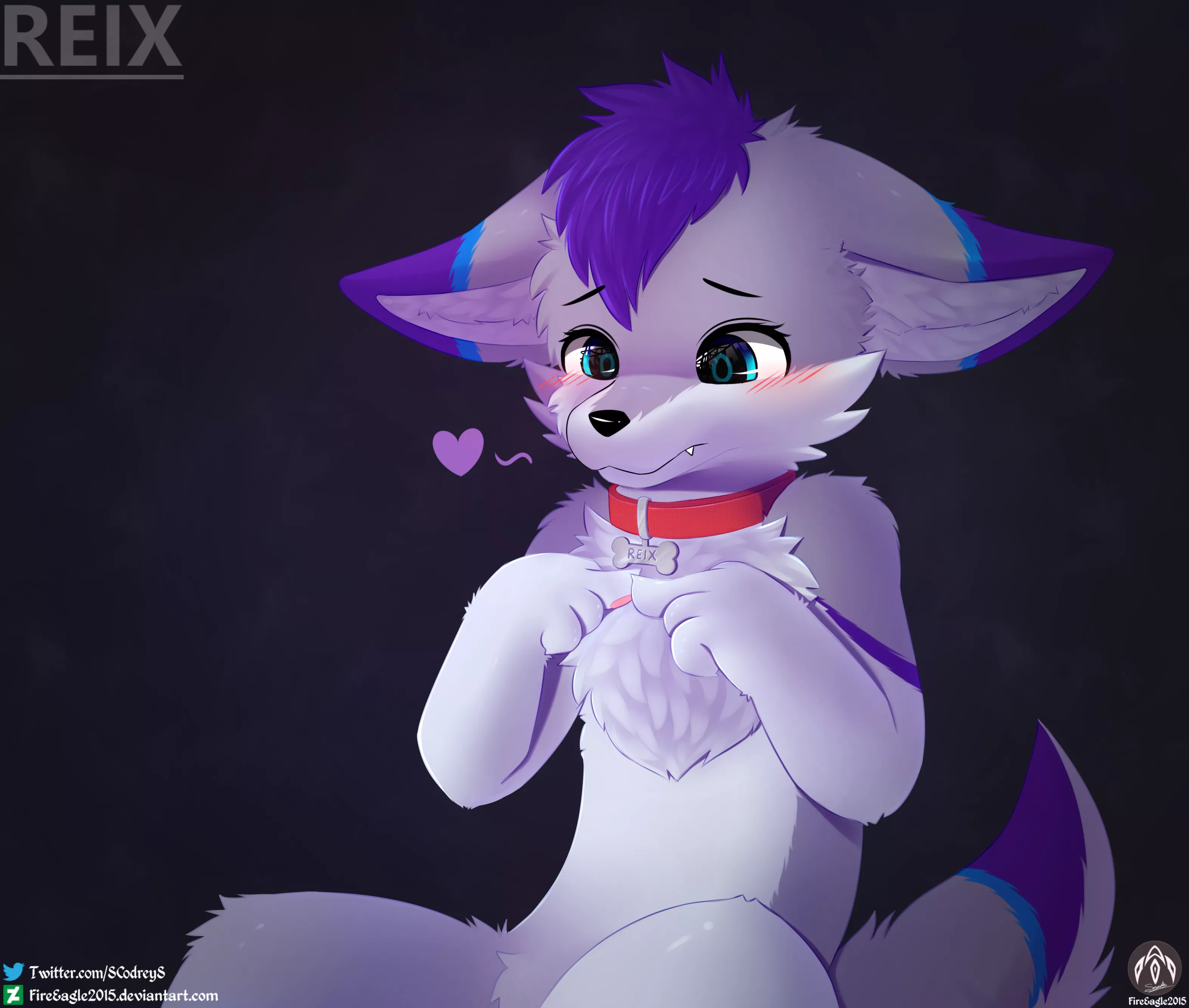Shy boy [Commission] (Art by me SCodreyS on Twitter)
