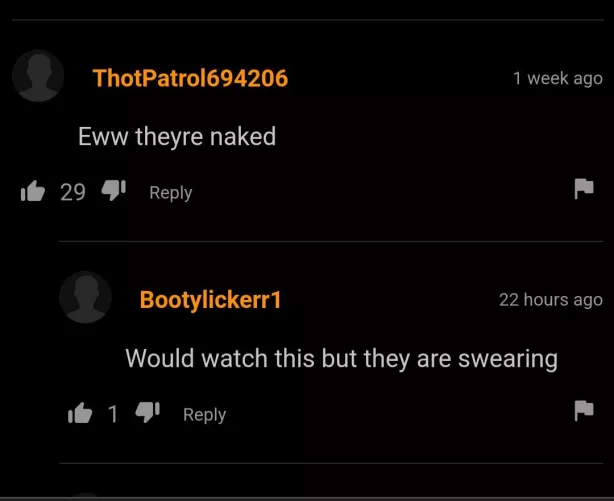 Someone was expecting G rated porn