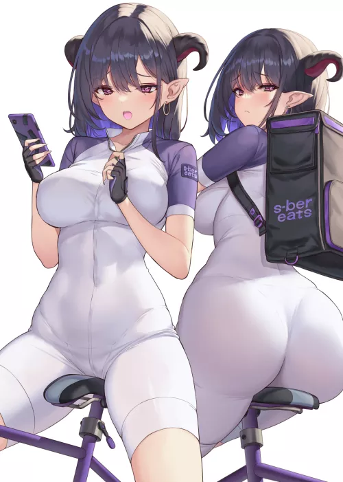 Succubus Delivery Driver (Hamahama) [Original]