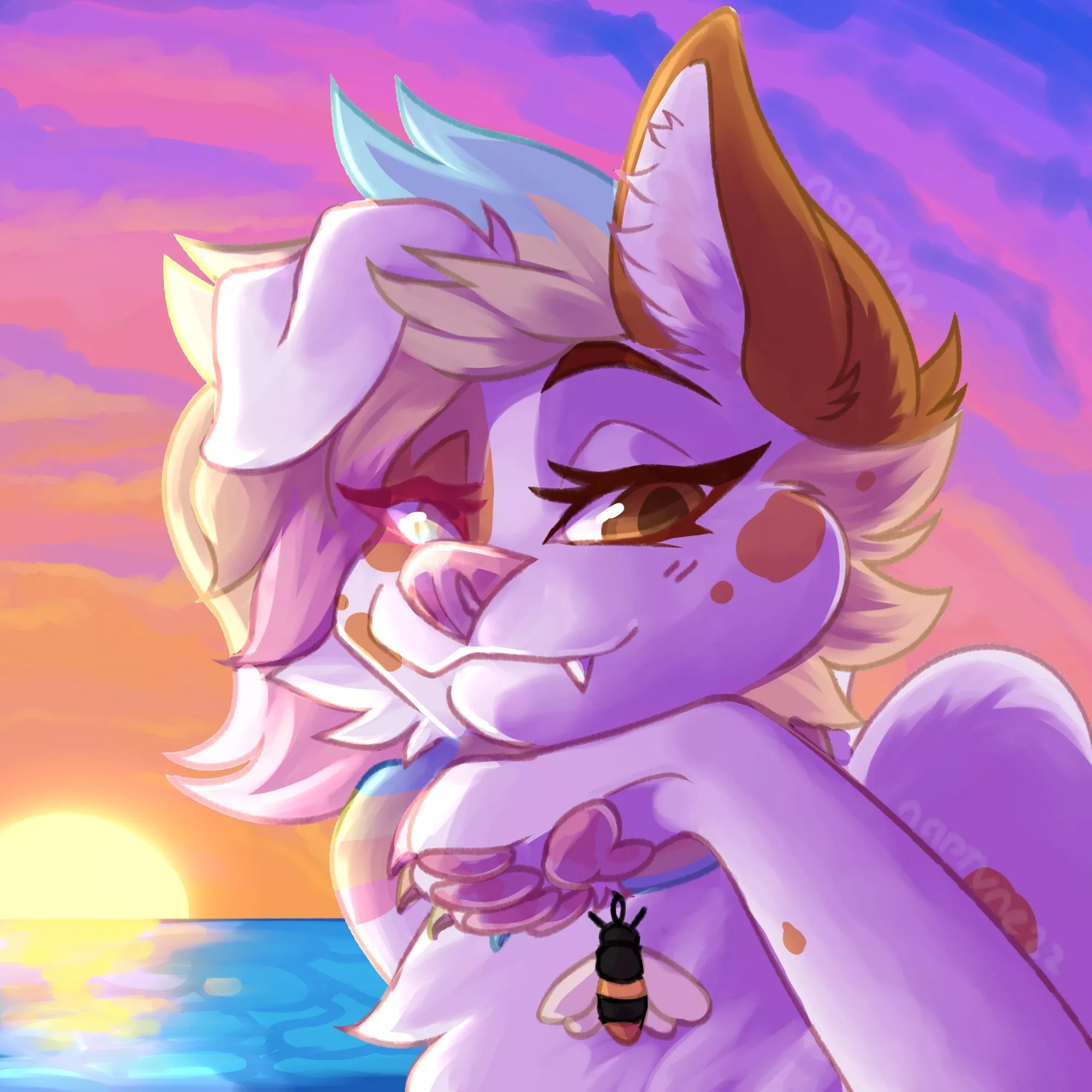 Sunset Selfie [character @NovaSerailia art @naptvne]