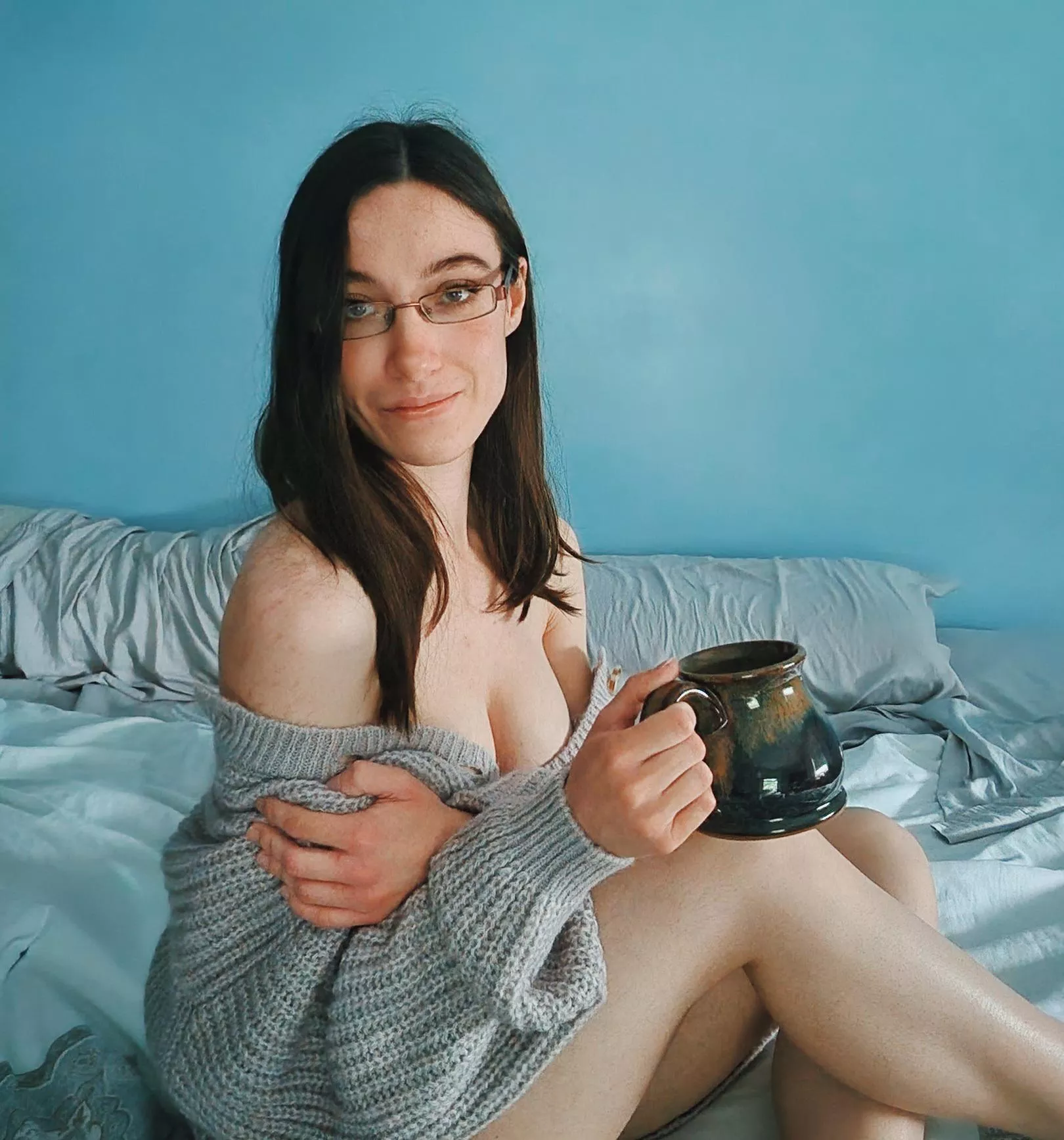 Sweater + Coffee = Super Cozy 😌☕️