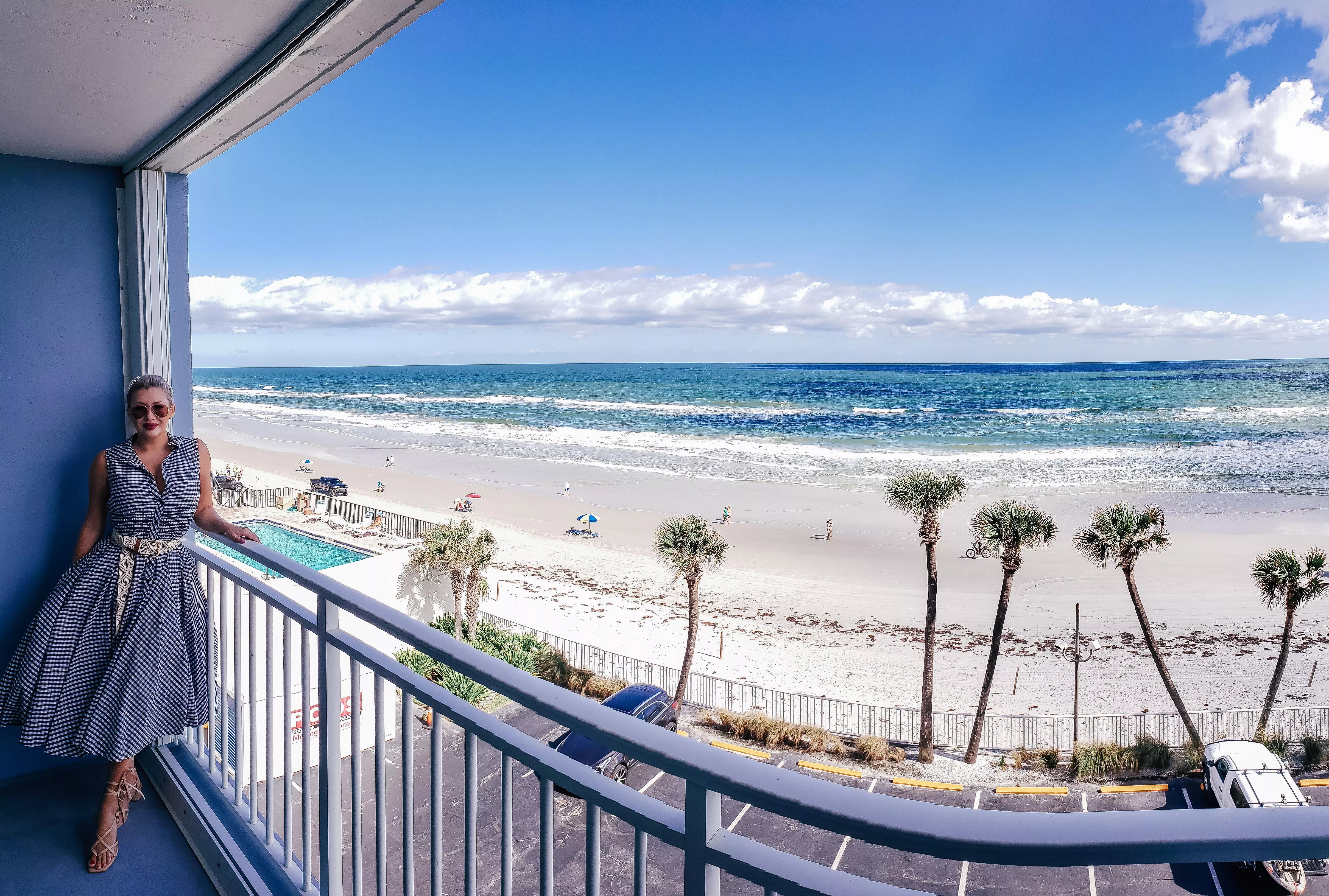The Famous Daytona Beach in Florida! Waking up and falling asleep with the sound of the ocean is such a beautiful experience!!