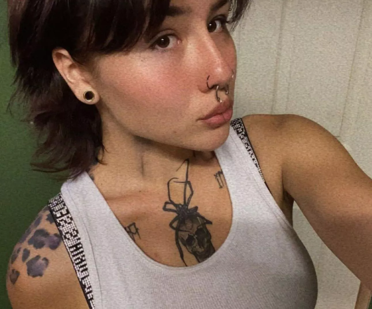 Thought my tits looked bigger hear thoughts?