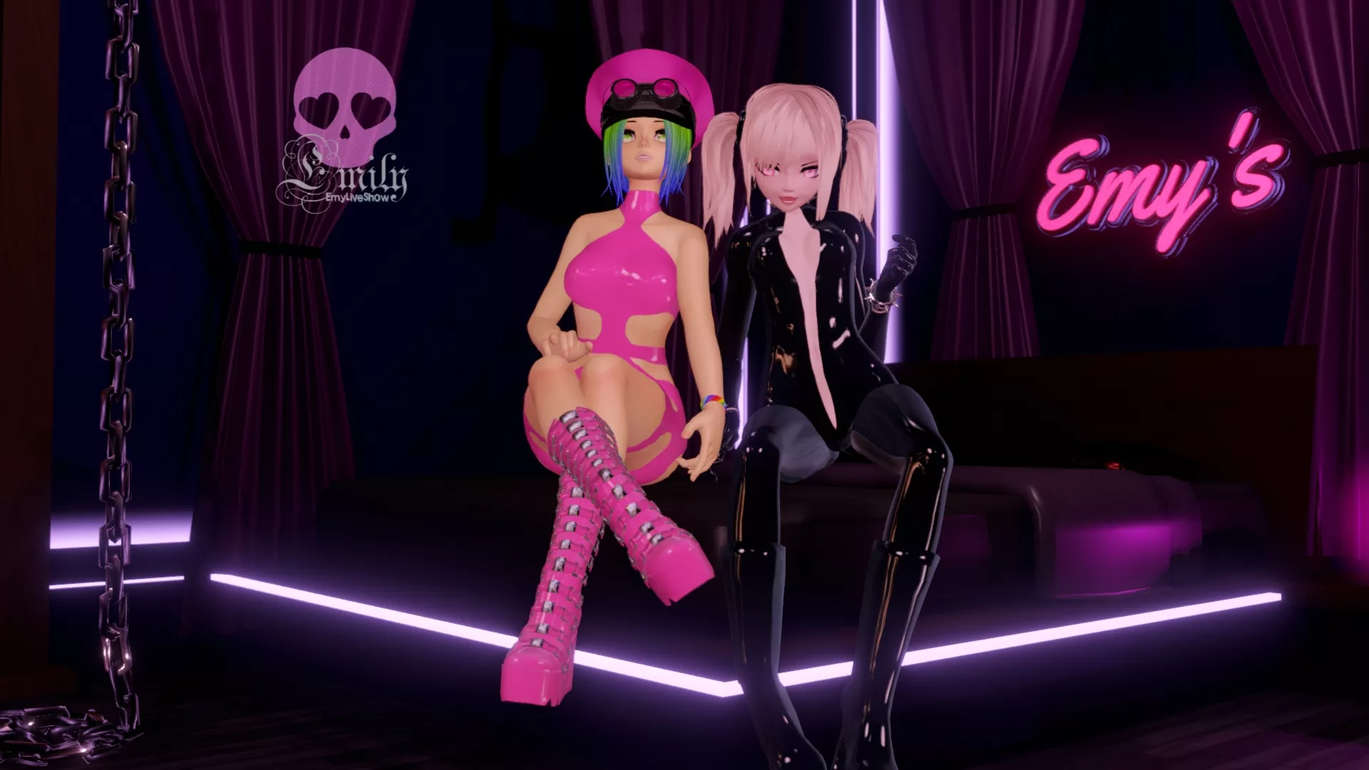 Two mistresses and the ocean of pleasure, hope you will handle it https://chaturbate.com/emyliveshow