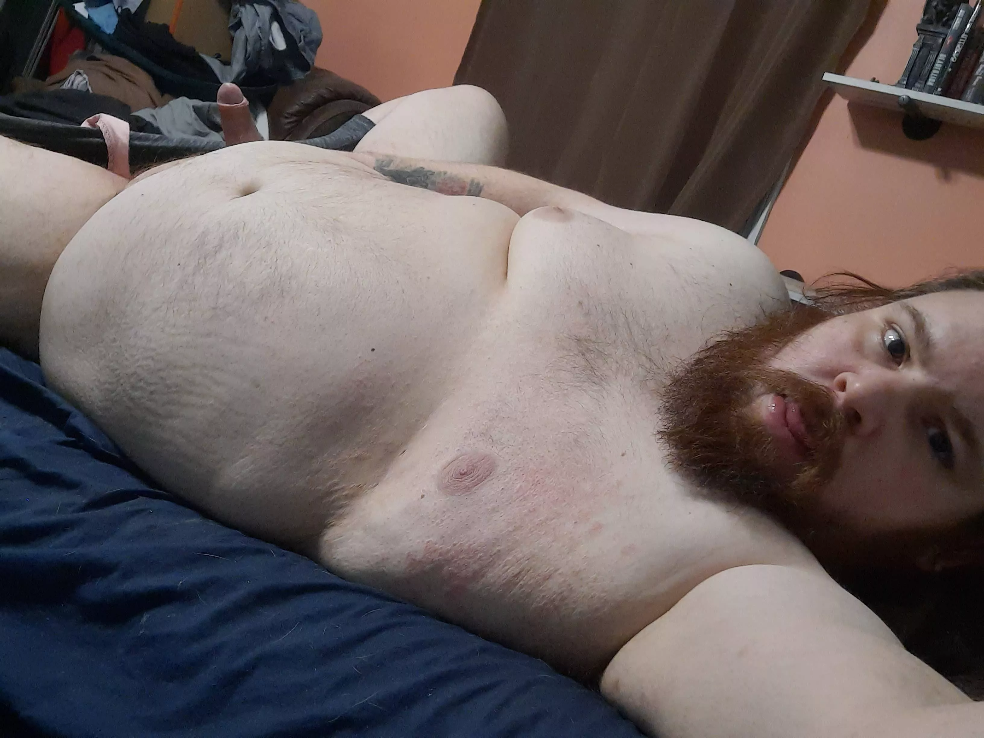 Wanna make out a bit before I put my tongue to use?