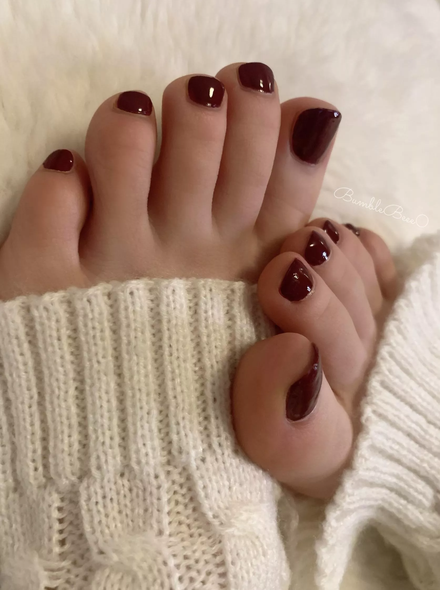 Warm up my toes? 🤍