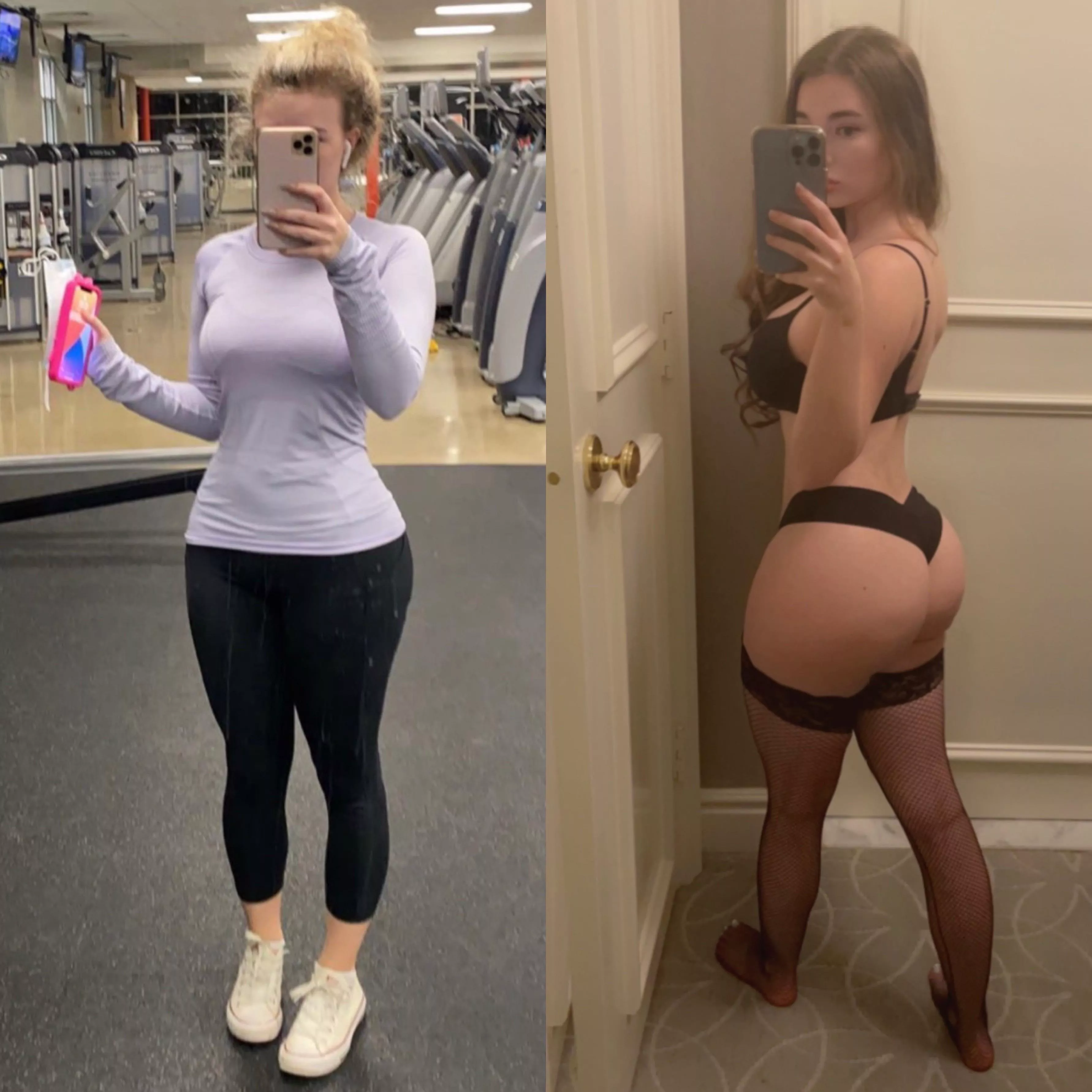 What the gym sees Vs what Reddit sees 😘