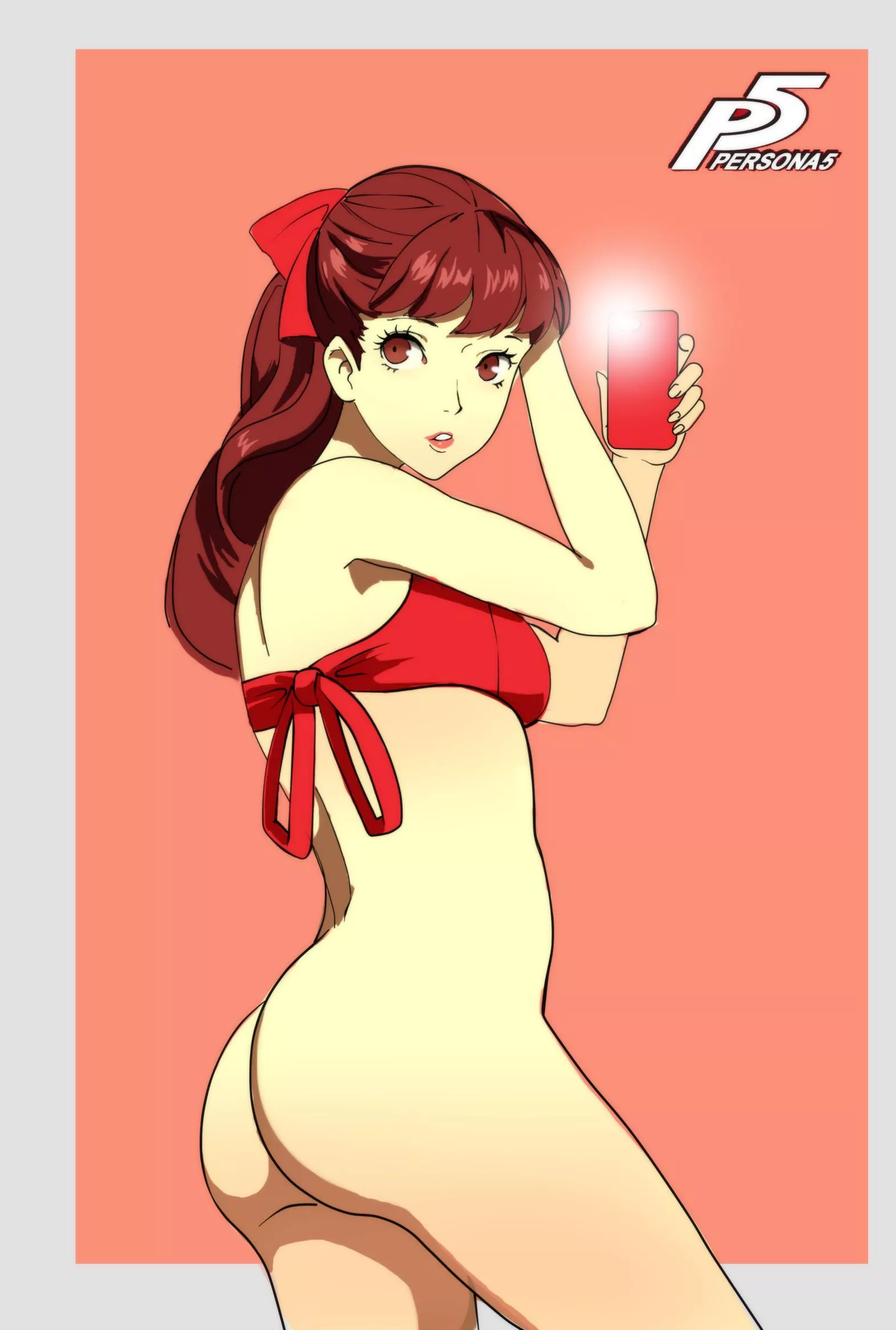 Yoshizawa booty selfie [Persona 5] (SUNBEAM)