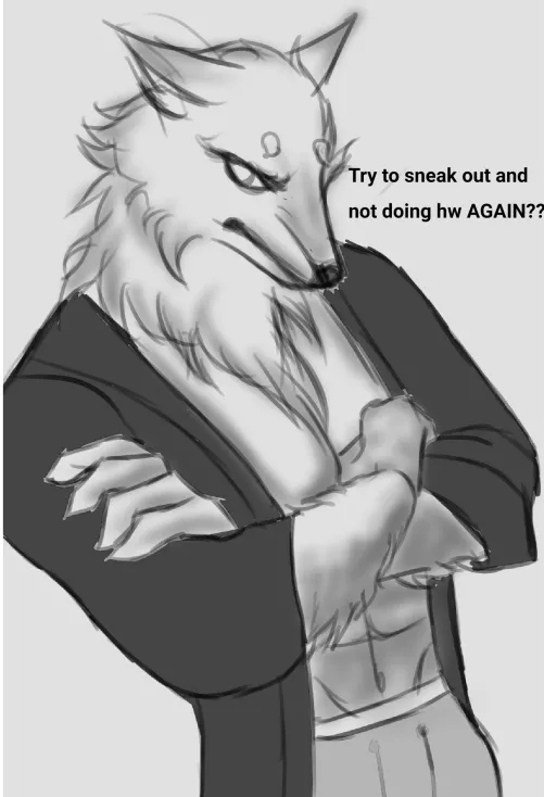 Your uncle caught u try to sneak to go out and skip homework