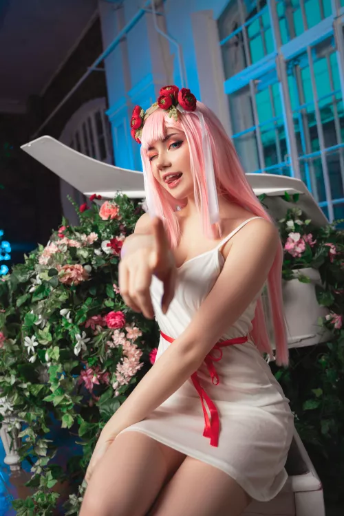 Zero Two from Darling in the Franxx by Anastasia Komori