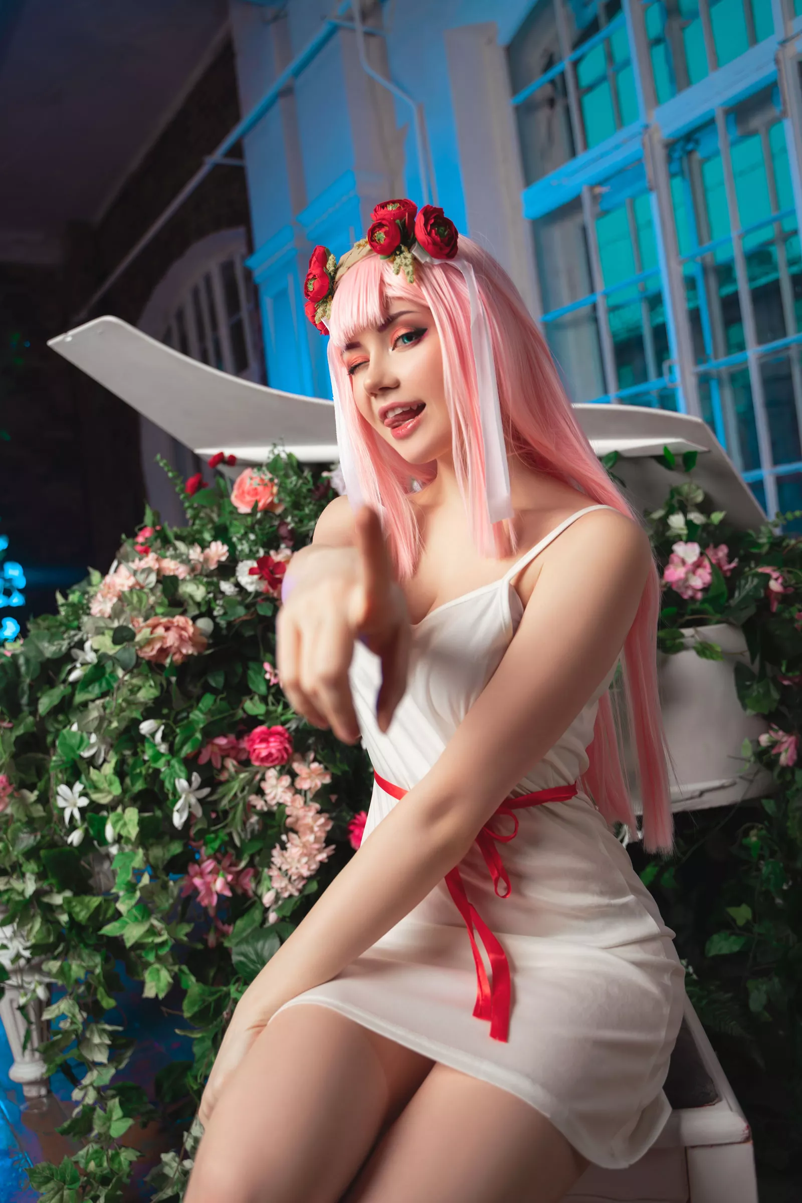Zero Two from Darling in the Franxx by Anastasia Komori