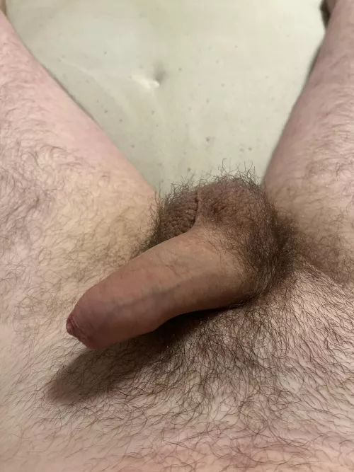 18m tight sac. soft and unshaven. dms open