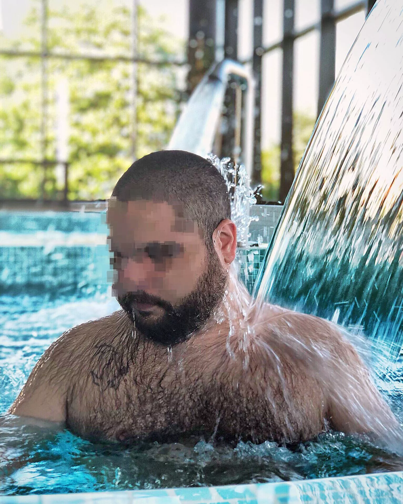 [35] A dad can only relax when he’s wet.