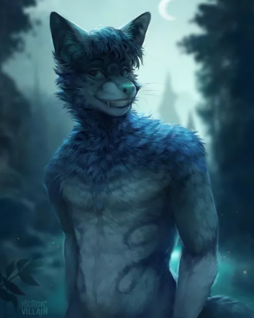 A halfbody commission for @no_vexx! (art by me :), @heroicvillain_ on insta)