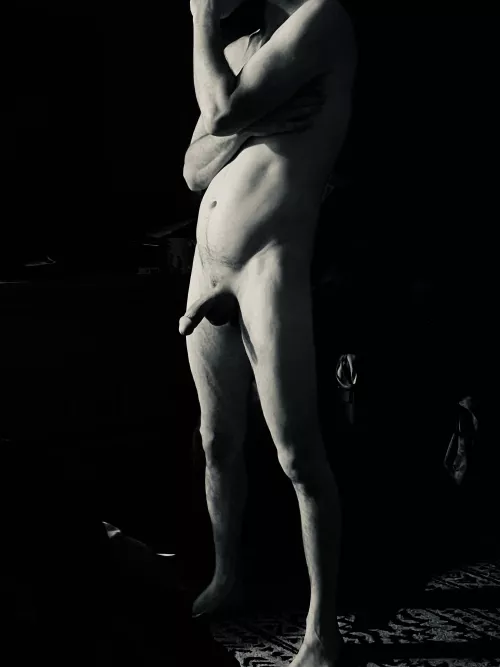 A little black and white