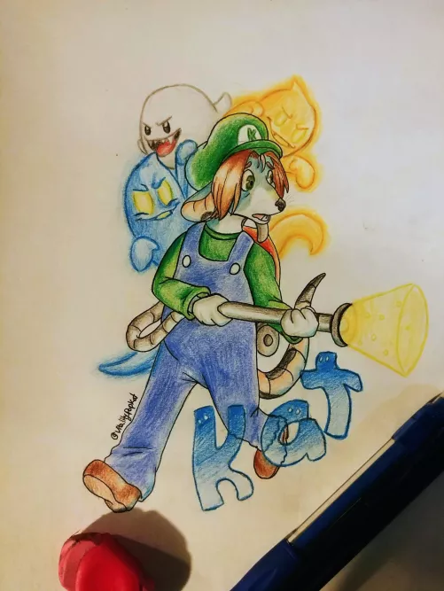 A new badge I made myself for a recent smaller halloween con!