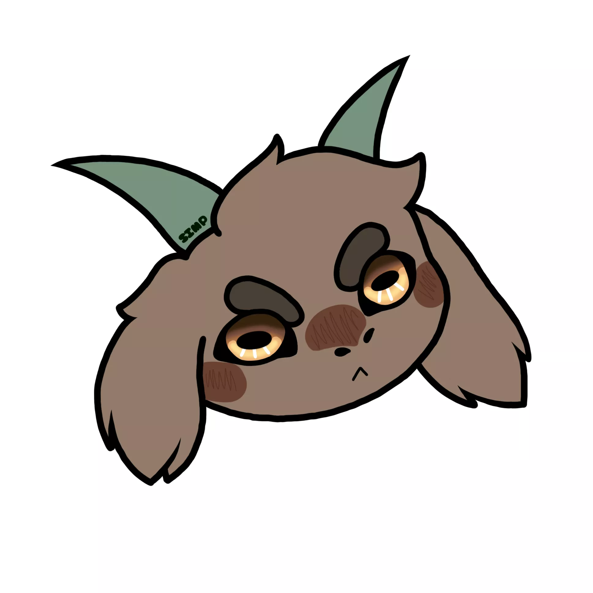 (Art made by me) I drew a goat, how'd I do?