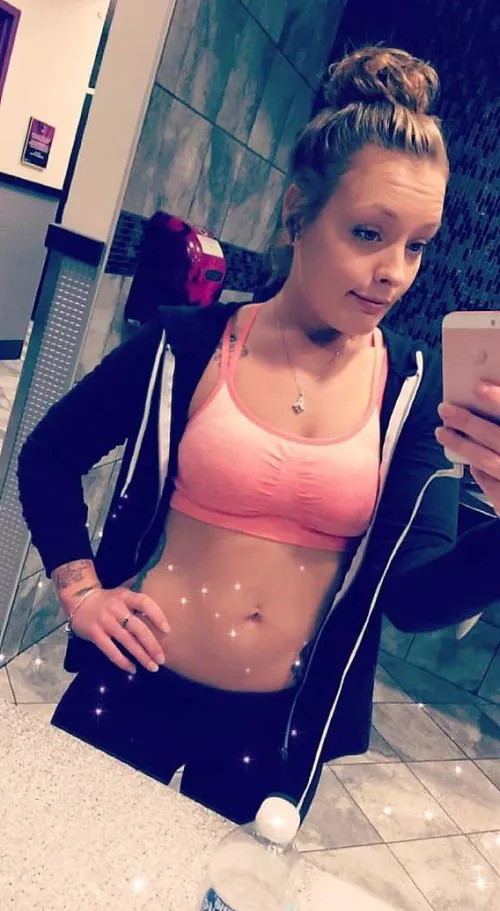 At the gym