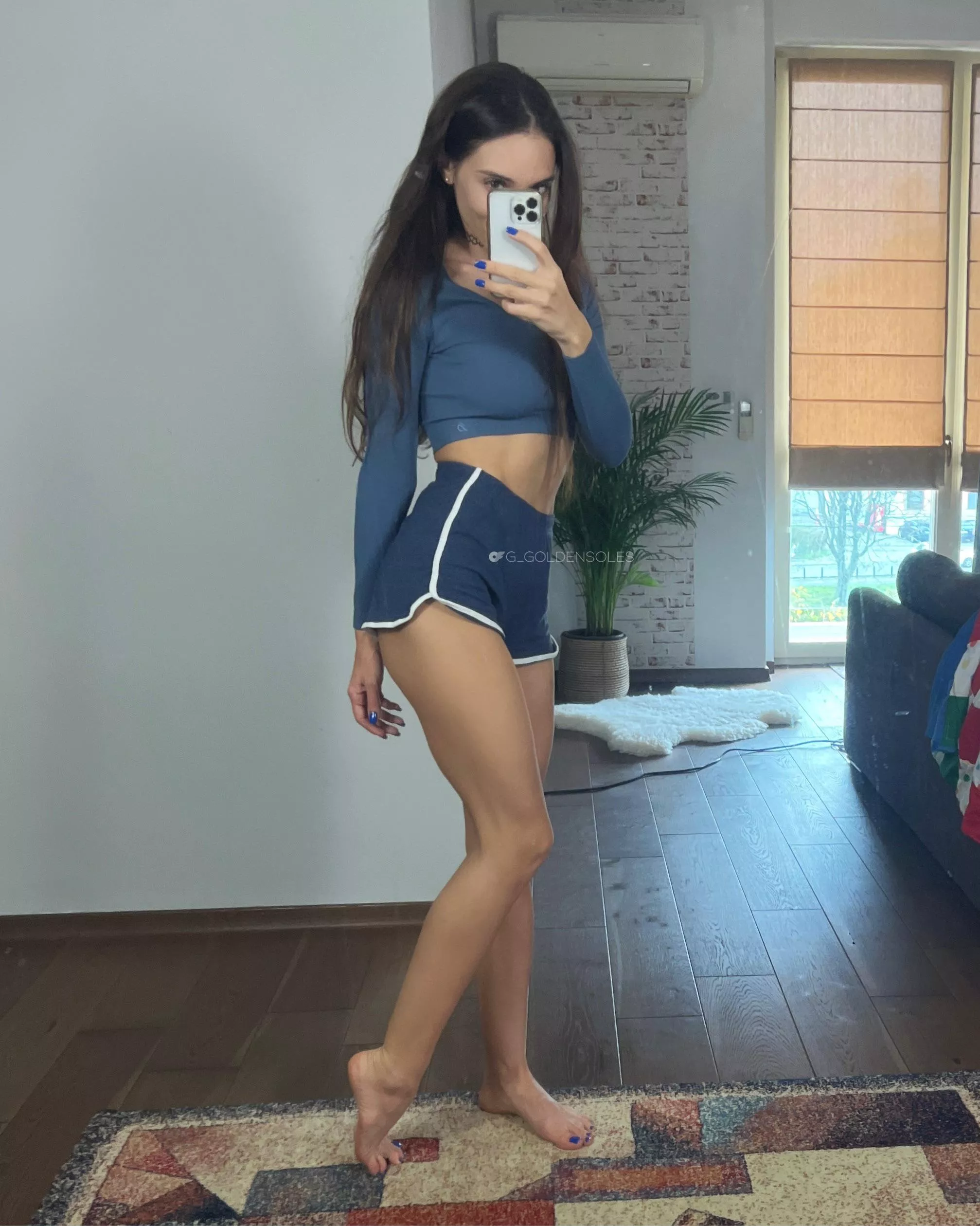 Athletic legs