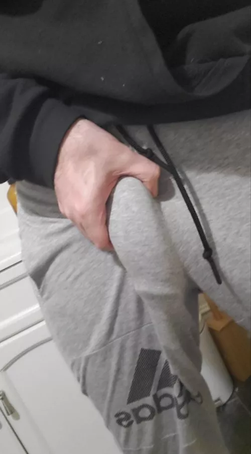 Big ass semi in sweats