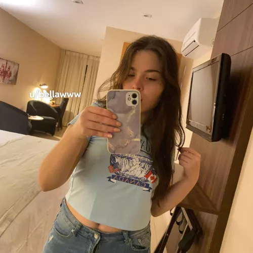 Bras do not belong with girls in crop tops