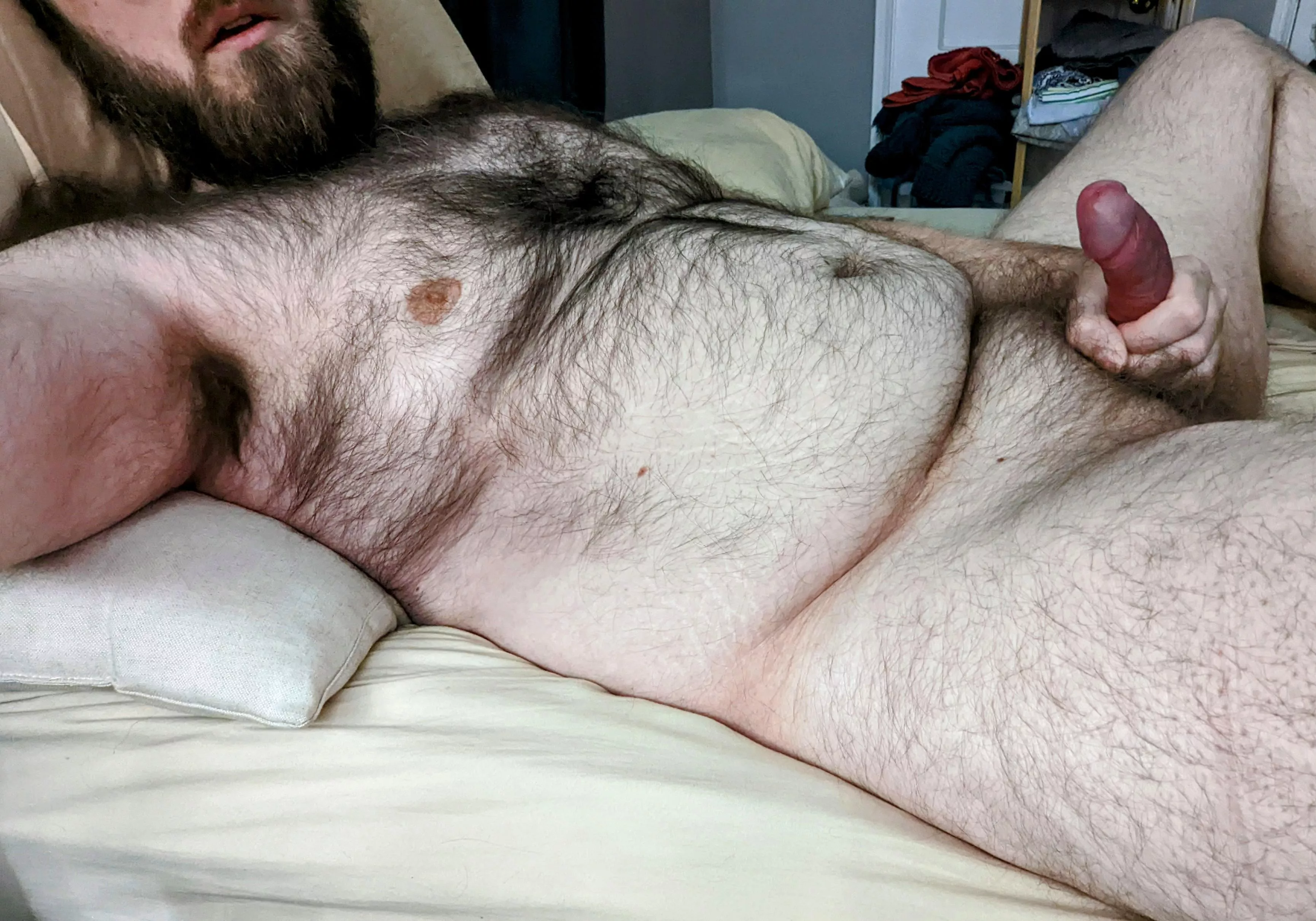 Come over and hang out naked with me?