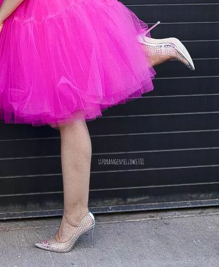 Girly and sparkly heels!