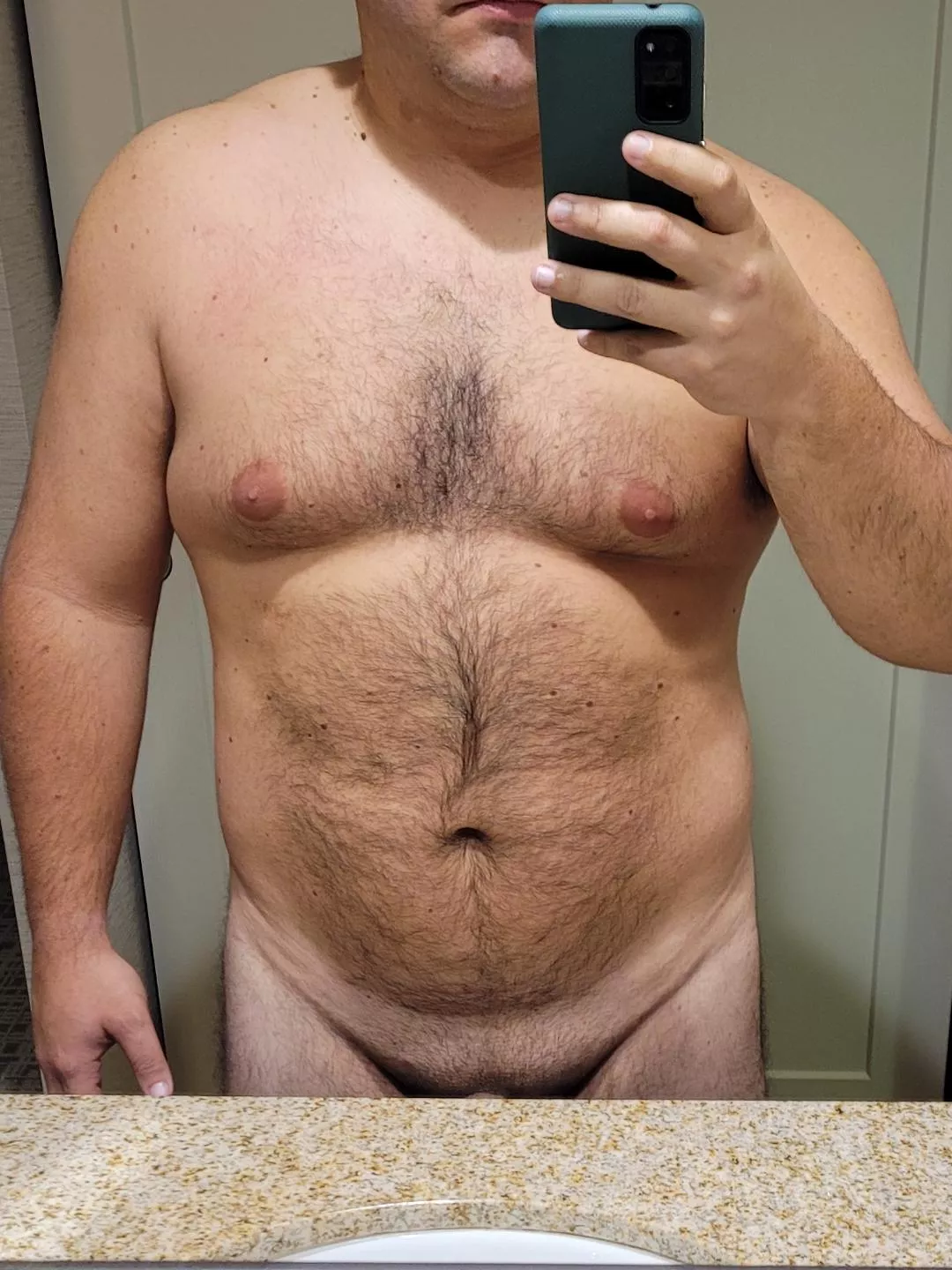 Hairy dad bod
