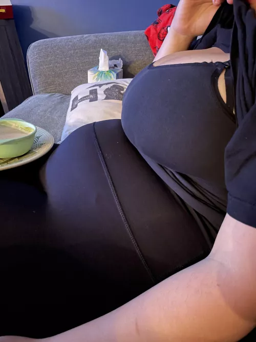 Having a late night snack!