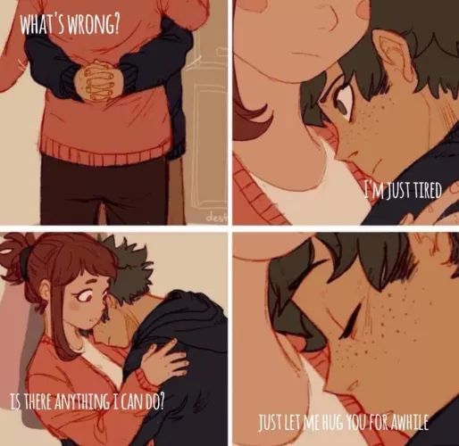 Hugs would be great right now, thank you