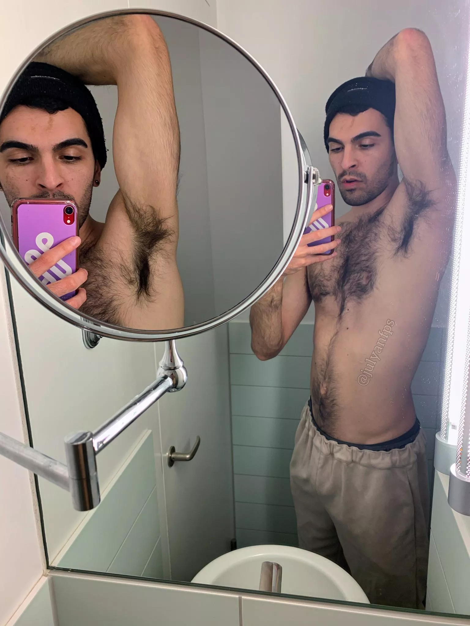 I get hairier the lower you go