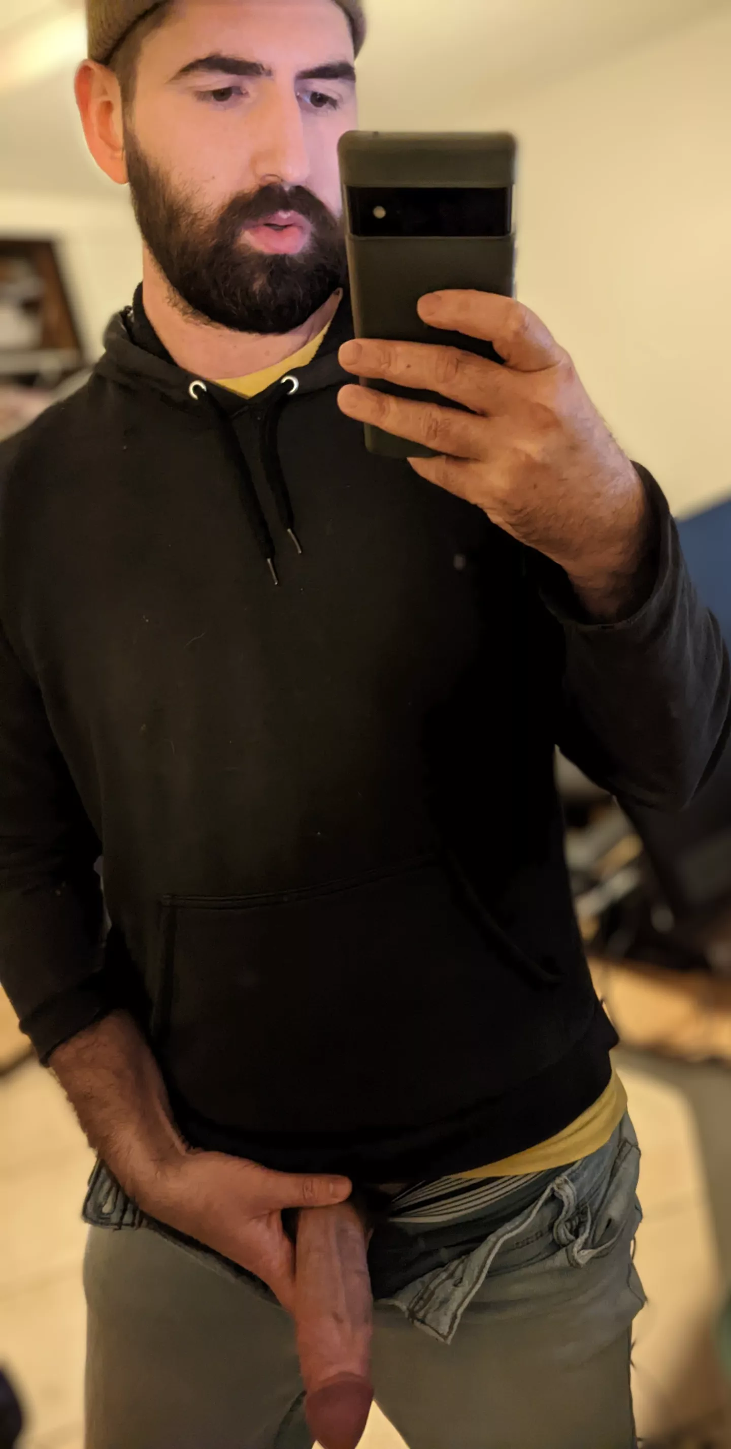 I'm not sure what compelled me to take a picture of my cock but here you go