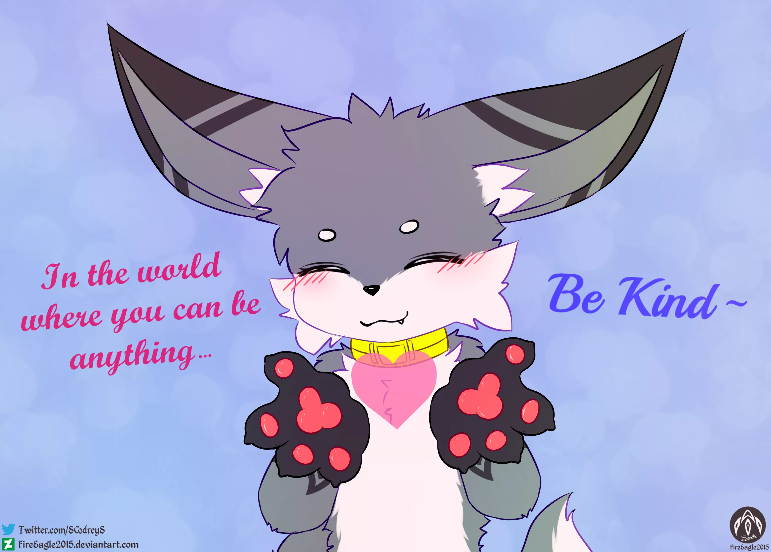 In a world where you can be anything~ (Art by me @SCodreyS on Twitter)