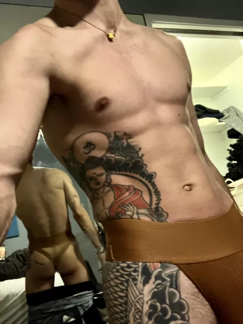 Just got back from fencing practice. Wanna rinse off with me?