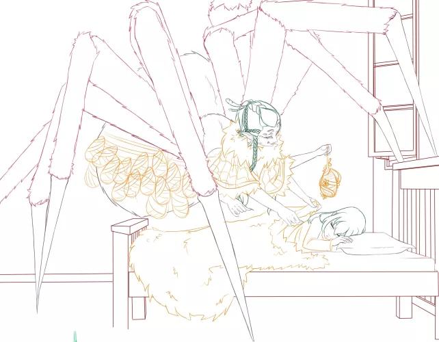 krampushka a mix of Santa Claus and Krampus by me