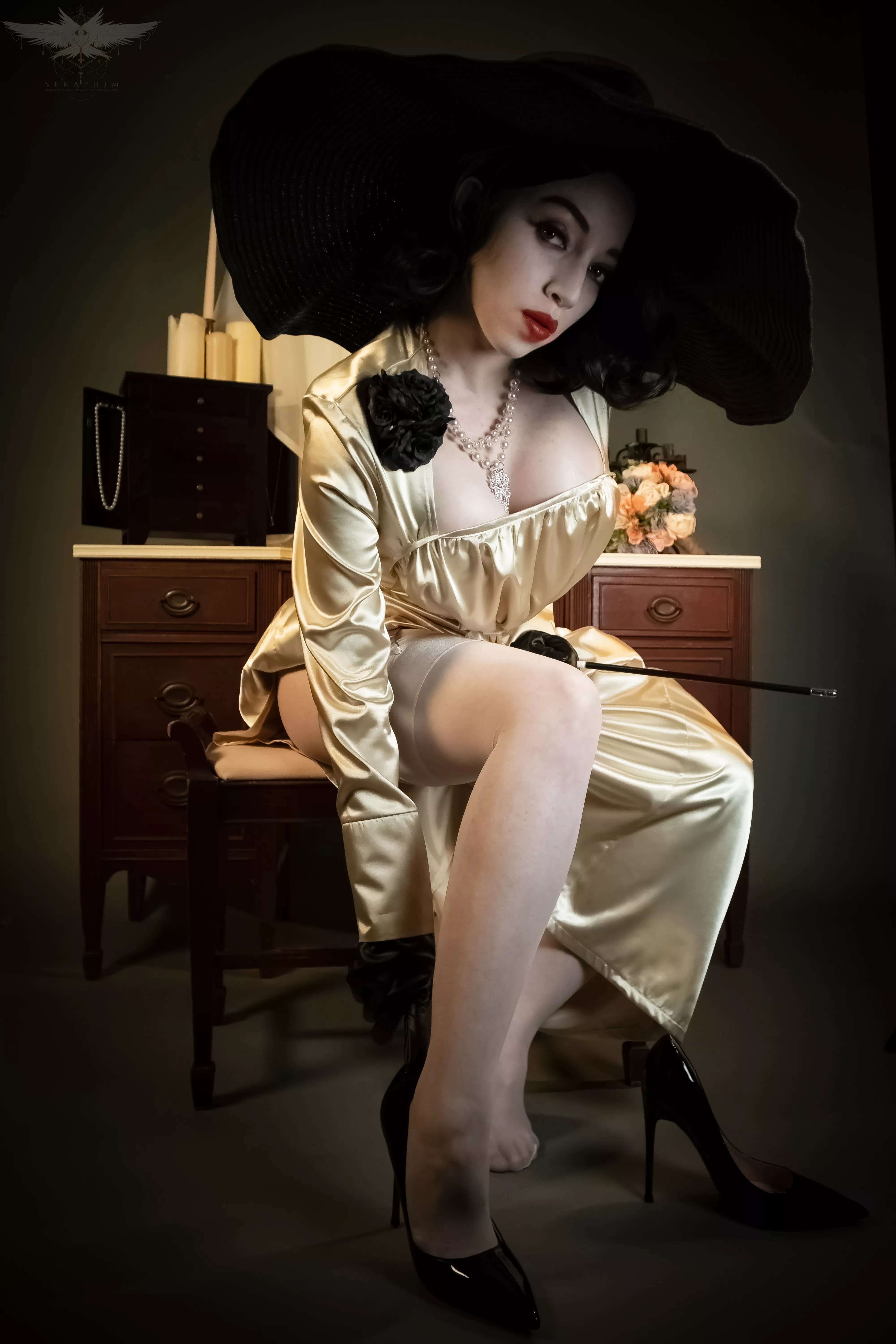 Lady Dimitrescu from RE8: Village by SeraphimEternal