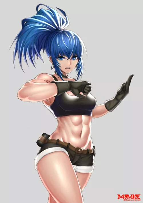 Leona (@MasamuneIllustrator) [King Of Fighters]
