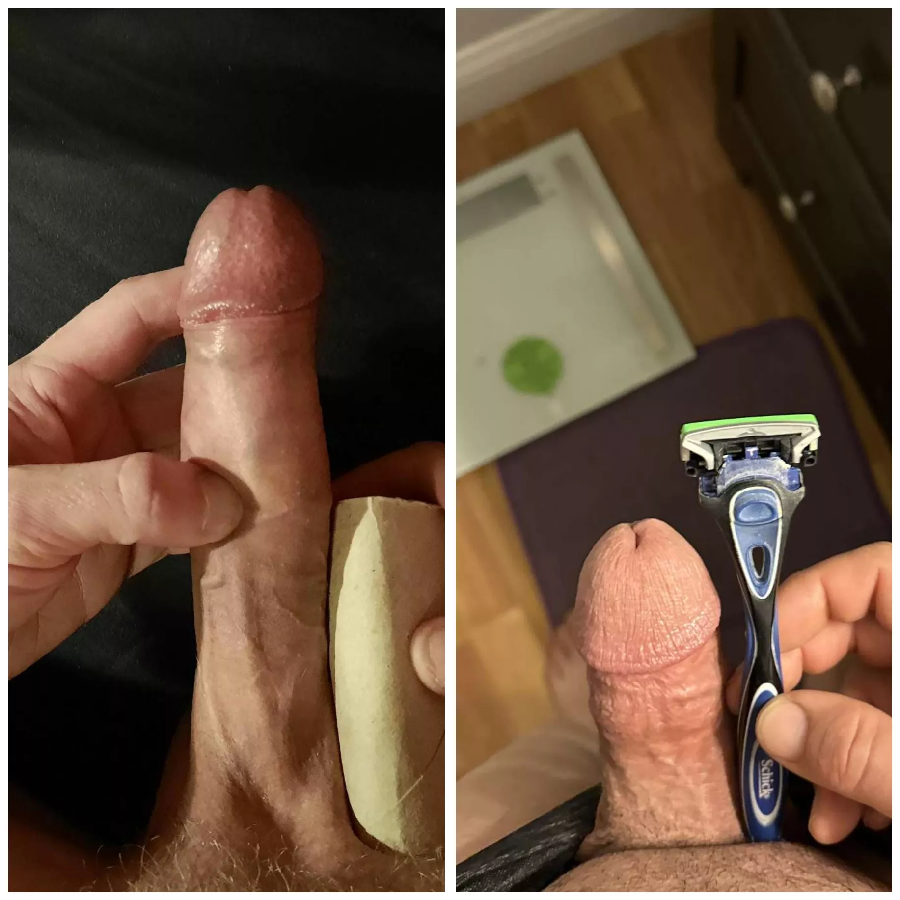 Me(left) vs. u/likethewayitfeels compared 😁 I'm twice his size