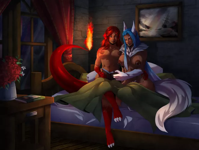 monster girls reading how to read