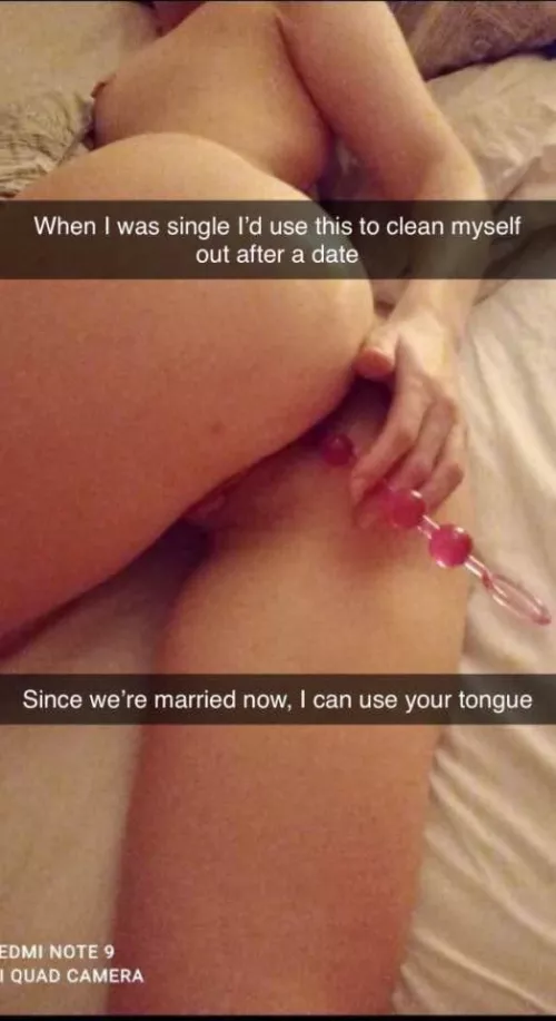 Now you know why she married you…..