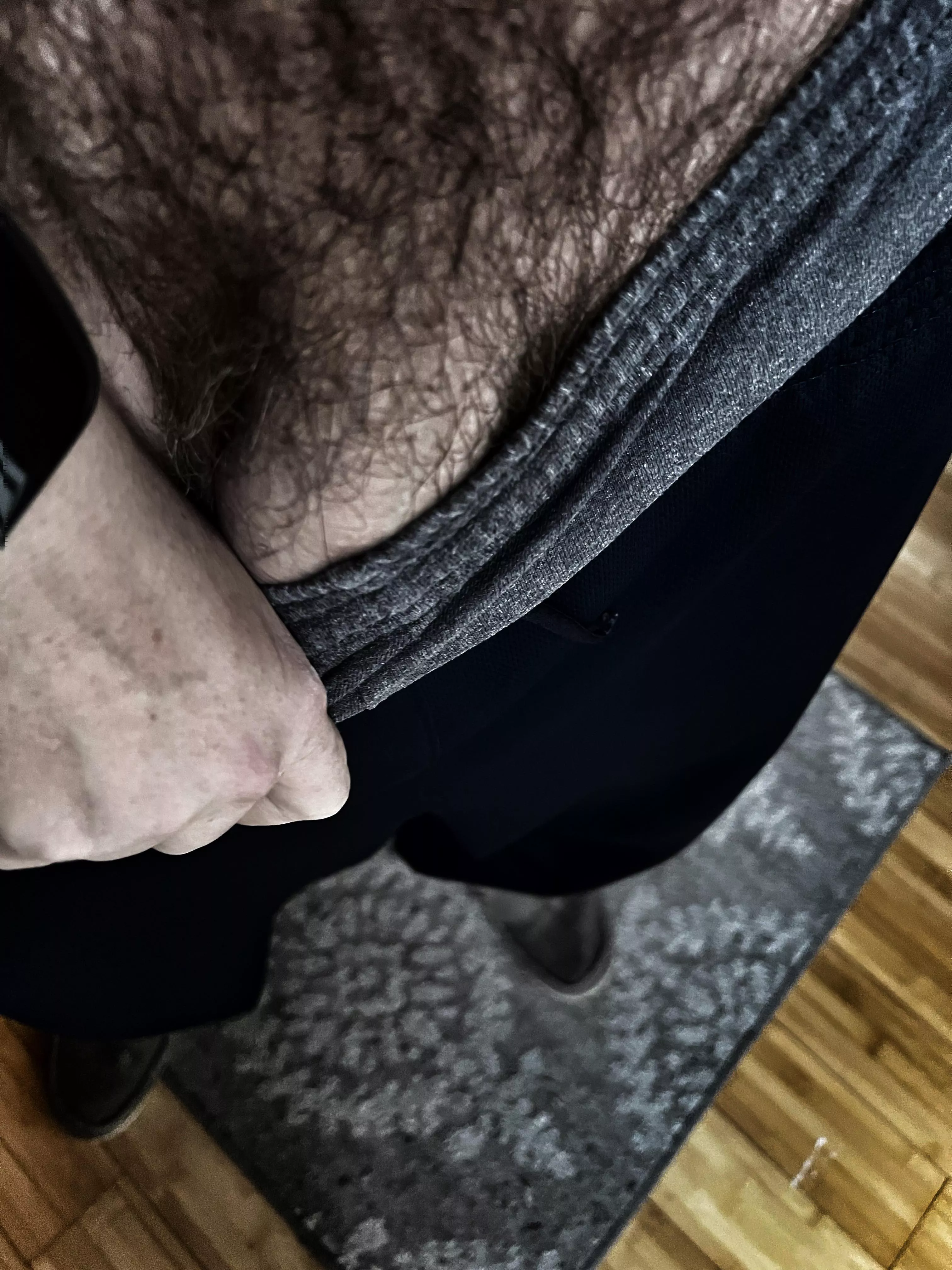 Post gym sweaty bush