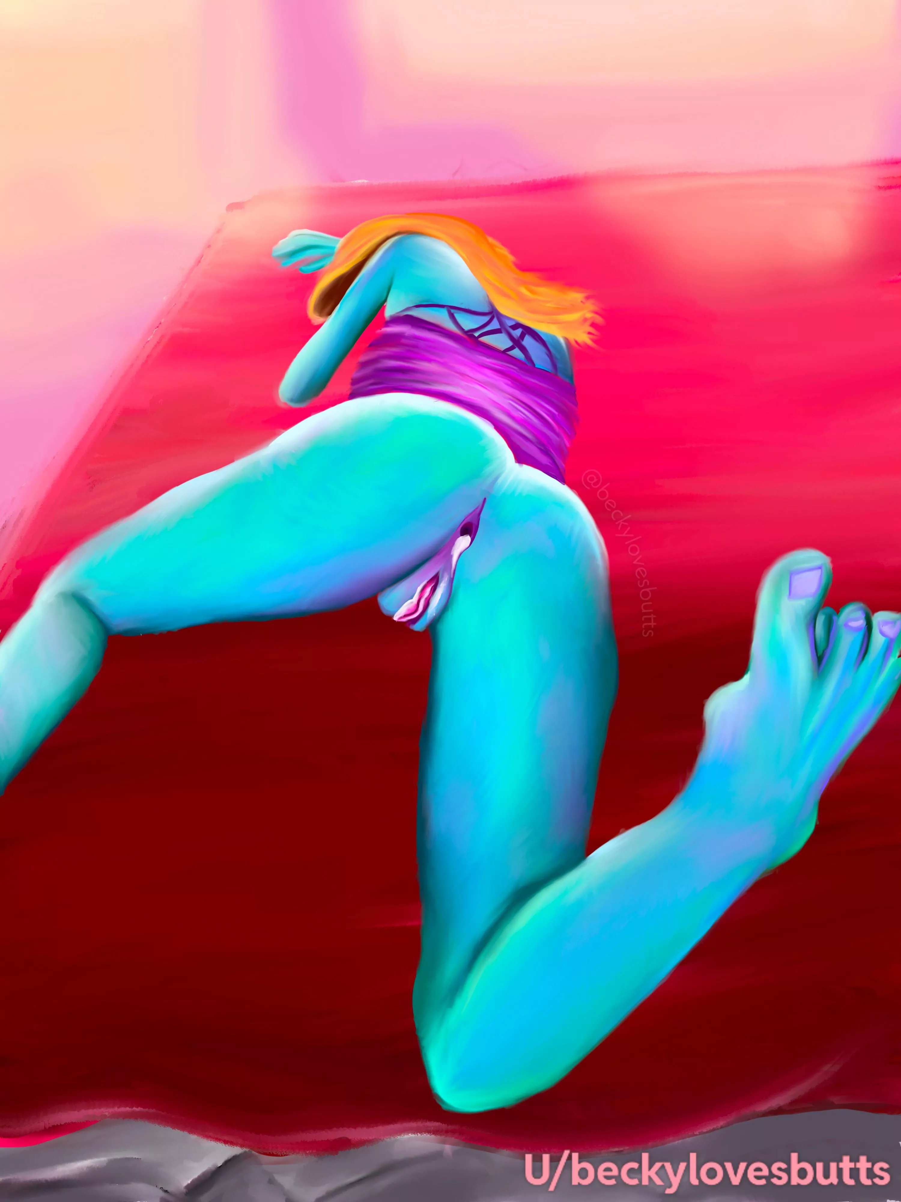 Puddles by Miss Becky (digital illustration)