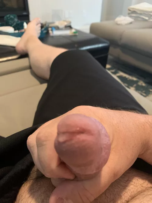Relaxing and some precum