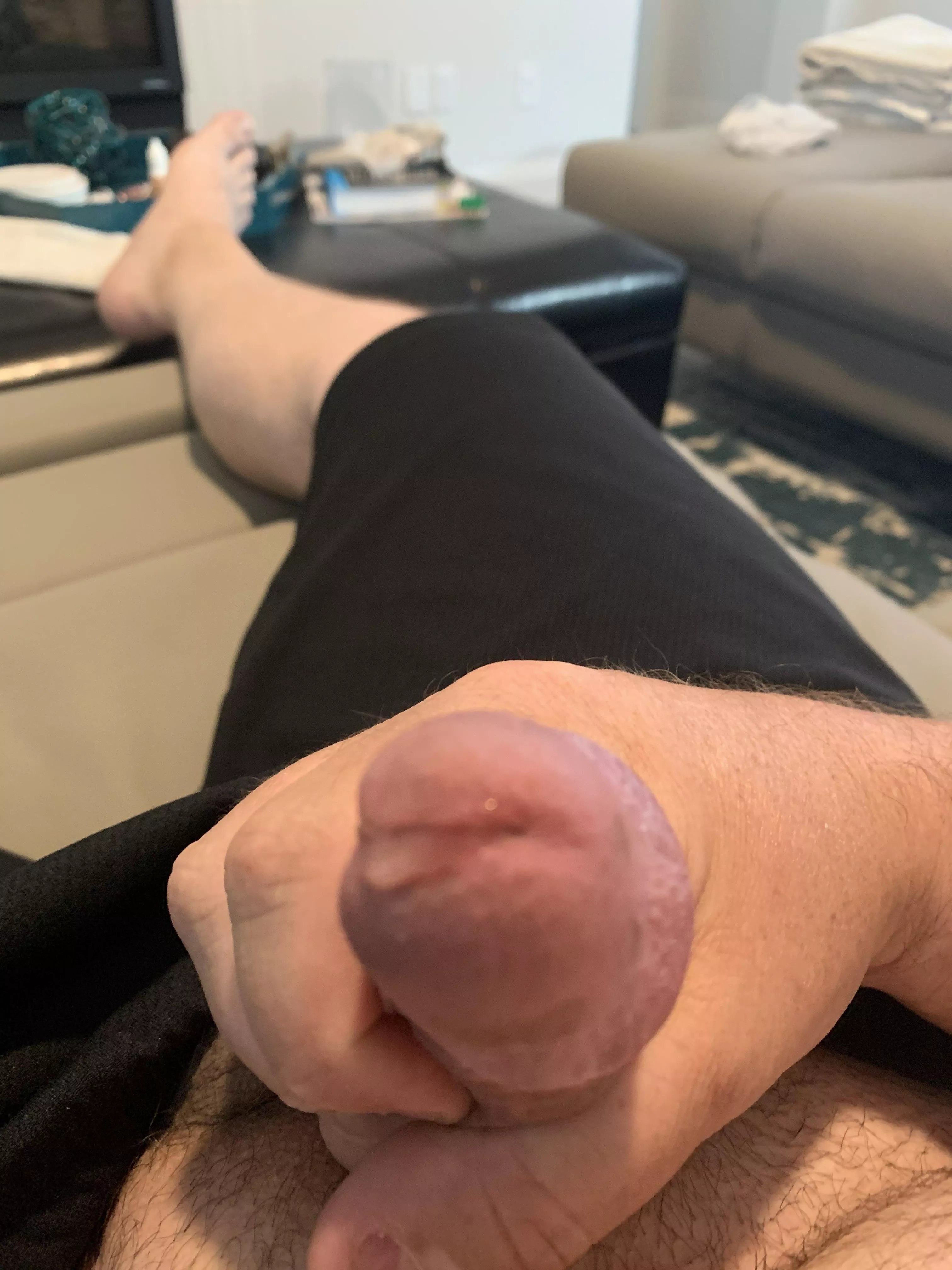 Relaxing and some precum