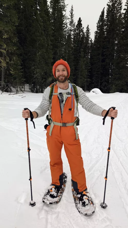 snowshoeing in Grand Mesa National Forest 🏔️🗻