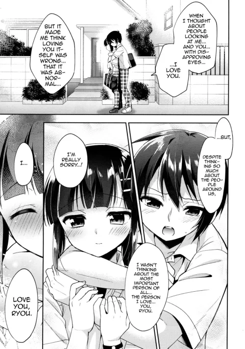 This is always been one my favorite doujin series for the longest time source: Dousei Hajimemashita