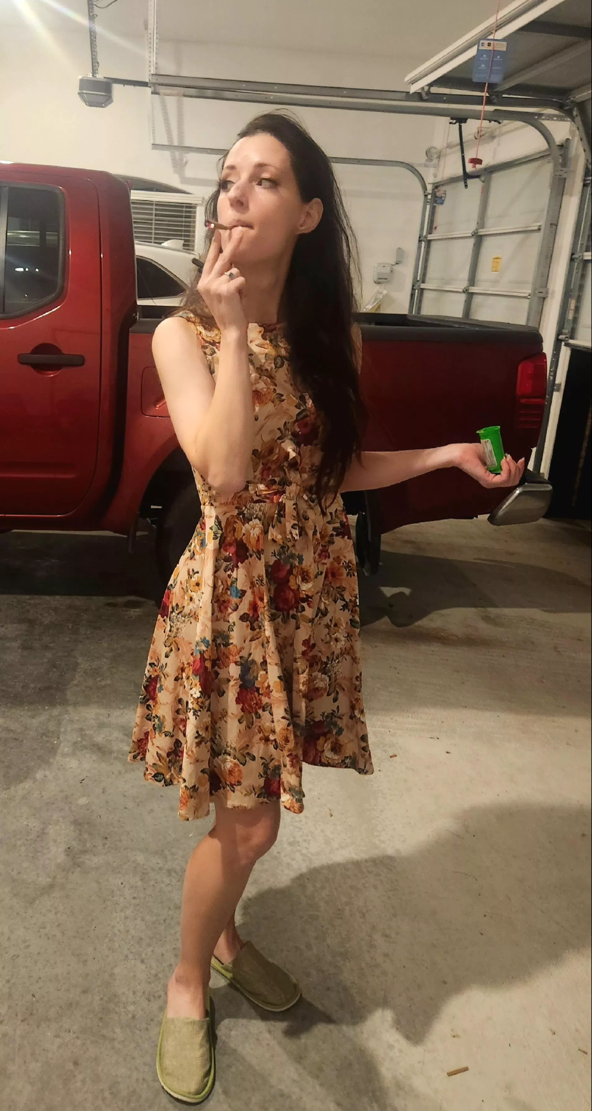 This was me taking a quick smoke break during Thanksgiving a few weeks ago