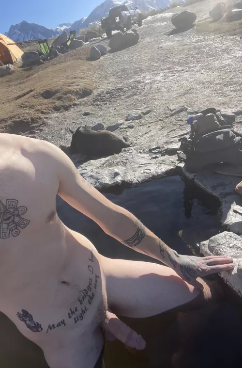 Usual hot springs activities