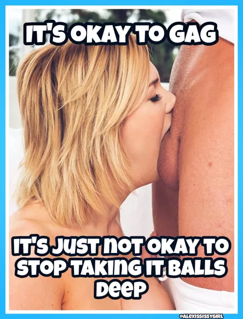 Your job is to please cock, not be comfortable